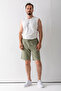 Men's Adjustable Waist Double Pocket Shorts Khaki - 9239 - 3