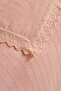 Lessie 100% Cotton Scalloped Double Single Pique Powder - 4