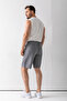 Men's Adjustable Waist Double Pocket Shorts Gray - 9239 - 8