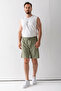 Men's Adjustable Waist Double Pocket Shorts Khaki - 9239 - 6