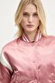 TJW SCRIPT VARSITY JACKET سترة وردية للنساء DW0DW20960TI0 - 4