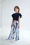 Girls' Double Set - 100% Cotton Knitted Combed Fabric, Digital Printed Bottom Top Set - 7