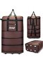 YU WELL Expandable Rolling Duffle Bag Wheeled Luggage Foldable Suitcase - 5