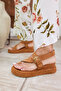 Pery Women's Taba Real Suet Filled Sole Sandals - 8