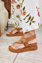 Pery Women's Taba Real Suet Filled Sole Sandals - 7