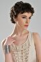 Women's Tie Front Linen Fabric Design Long Dress - 7
