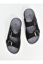 Black Double Strap Men's Sandals - 3