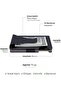 Rfid Protected Aluminum Metal 20 Cards Capacity Slim Lightweight Secure Card Holder Black - 8