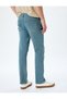 Normal Waist Cotton Slim Fit Jean Trousers - Brad Jean - 4