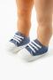 First Step Anti-Skid Sole Linen Lace-Up Comfortable Baby Shoes Booties - 3