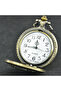 Nostalgic Chain Pocket Watch Metal Chain Watch Antique Ottoman Style Special Retro Gift Collection - 5