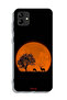Samsung Galaxy A04e Protective Case Cover Evening Moon Art