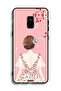 Samsung Galaxy A8 Plus (2018) Protective Case Cover Standing Girl Art