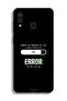 Samsung Galaxy A30 Protective Case Cover Delete My Feelings For You