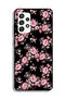 Samsung Galaxy M32 5G Protective Case Cover Portrait Flowers Pattern