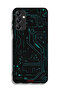 Samsung Galaxy A14 5G Protective Case Cover Digital Art Circuits Minimalism Multiple Display