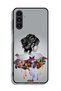 Samsung Galaxy A13 5G Protective Case Cover Butterflies And Girl Abstract Art