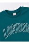 Green Crew Neck Printed Short Sleeve Boy's T-Shirt - 3