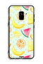 Samsung Galaxy A8 Plus (2018) Protective Case Cover Fruits Watercolor Art