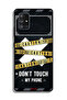 Samsung Galaxy A71 5G Protective Case Cover Caution Never Touch My Phone