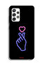 Samsung Galaxy M32 5G Protective Case Cover Snap Heart Art