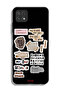 Samsung Galaxy A22 5G Protective Case Cover Good Luck Quotes Stickers