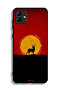Samsung Galaxy A04e Protective Case Cover Deer And Moon Artwork