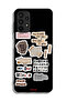 Samsung Galaxy A13 4G Protective Case Cover Good Luck Quotes Stickers