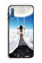 غطاء حماية لهاتف Samsung Galaxy A7 (2018) بتصميم فن مدينة الغيوم القمرية