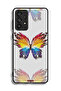 Samsung Galaxy A73 5G Protective Case Cover Digital Art Simple Background Minimalism Butterfly