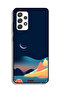 Samsung Galaxy M32 5G Protective Case Cover Moon Abstract Drawing Art