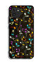 Samsung Galaxy A03 Protective Case Cover Music Fabric Pattern