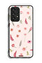 Samsung Galaxy A33 5G Protective Case Cover Leaves And Roses Pattern