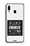 Samsung Galaxy A30 Protective Case Cover Engineer Sticker