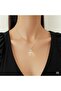 Zircon Stone Infinity Angel Wing Steel Necklace – Stylish and Meaningful Accessory for Women - 3