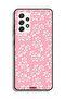 Samsung Galaxy M32 5G Protective Case Cover Flowers Background Pattern