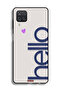 Samsung Galaxy A12 Protective Case Cover Hello