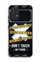 Samsung Galaxy A32 4G Protective Case Cover Caution Never Touch My Phone
