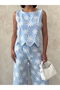 Z.R Equivalent Embroidered Sleeveless Cotton Pants - 2