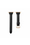 Apple Watch 41mm / 40mm / 38mm | Slim Leather Bands |Black