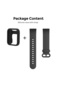 Xiaomi MI Lite /Redmi Band | Silicone Band+Matching case | Black - 5