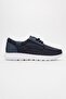 Men's Denim Shoes Blue White - 2