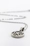 Stainless Steel Silver Colored Pearlescent Butterfly Steel Necklace, Gift Necklace (60 cm) - 6