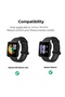 Xiaomi MI Lite /Redmi Band | Silicone Band+Matching case | Black - 2