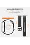 Samsung Galaxy Fit 3 | Silicone Band | Black - 5
