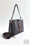 Original Armine Premium Quality Women's Shoulder and Hand Bag Suitable for Daily Use 361 Black Dots