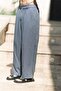 Fyfaha Wide Leg Indigo Men's Linen Trousers - 4