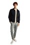 Men's Navy Blue Spring Coat - 4