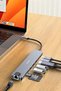MacBook Pro Air USB Type-C Hub Converter Multiplexer USB HDMI 4K Tf, Sd, Pd, Ethernet 8in1 100W Pd 1 - 2