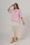 Elegant Lace Detailed Waist Elastic Long Skirt - 2